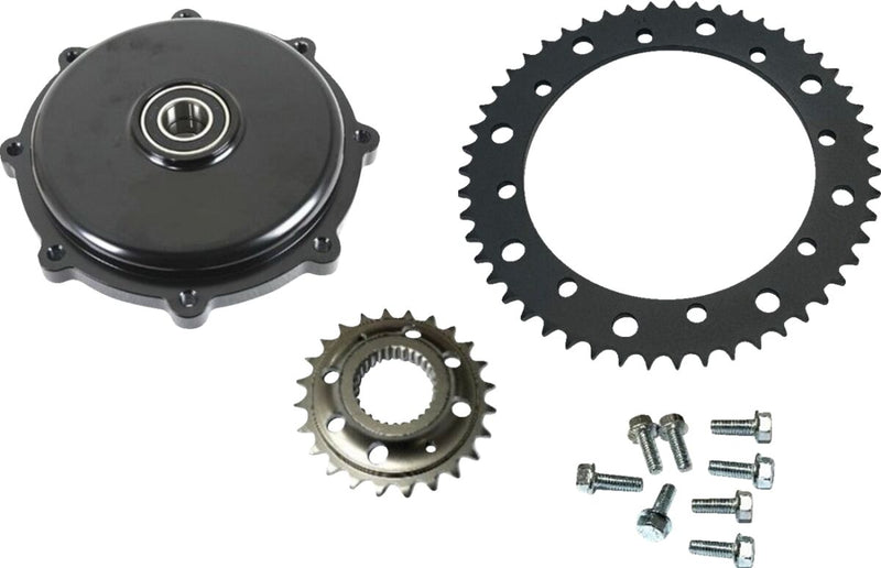 Drag Specialties Conversion Sprocket Kit - Steel - Black for Harley-Davidson Touring, Softail & Trike 2017-2020