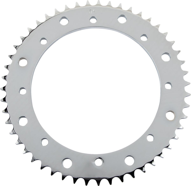 Drag Specialties Rear Sprocket - Each, Drive, Steel - Chrome for Harley-Davidson Touring, Softail & Trike 2009-2020