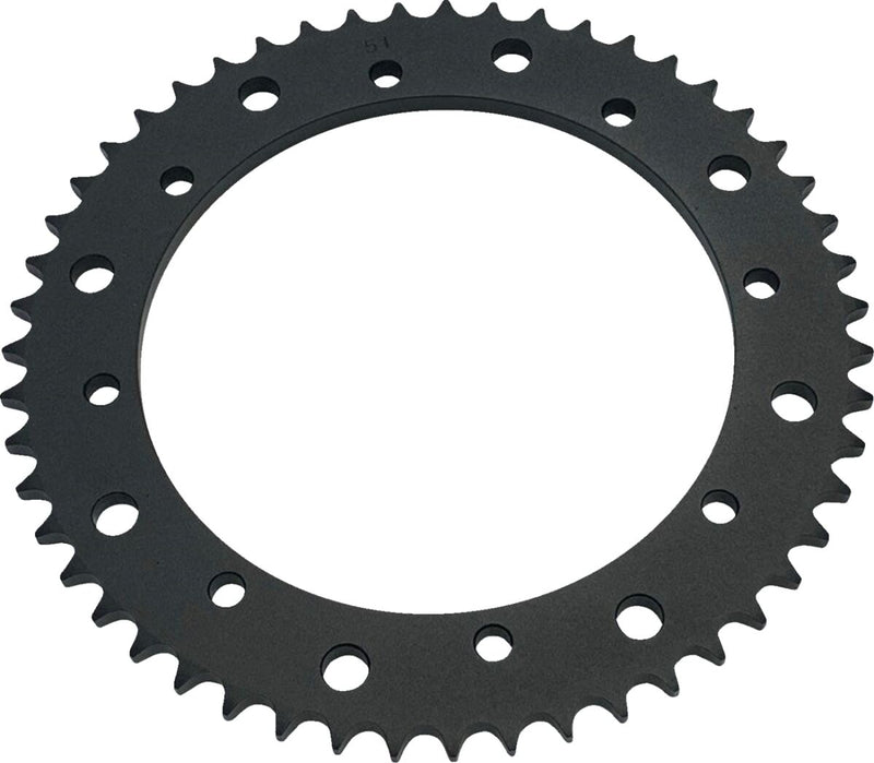 Drag Specialties Rear Sprocket - Each, Steel, Drive - Black for Harley-Davidson Touring, Softail & Trike 2009-2020