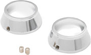 Drag Specialties Swingarm Pivot Bolt Covers Fits Harley-Davidson Sportster Models 2004-2017