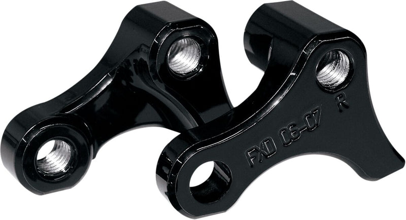 LA Choppers Rear Lowering Kit Black Powder-Coated Steel #LA-7590-02B