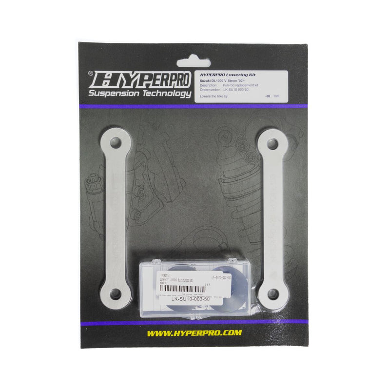 Hyperpro Lowering Kit w/link-system for 2002-2012 SUZUKI DL 1000 Rear Aluminium #LK-SU10-003-50