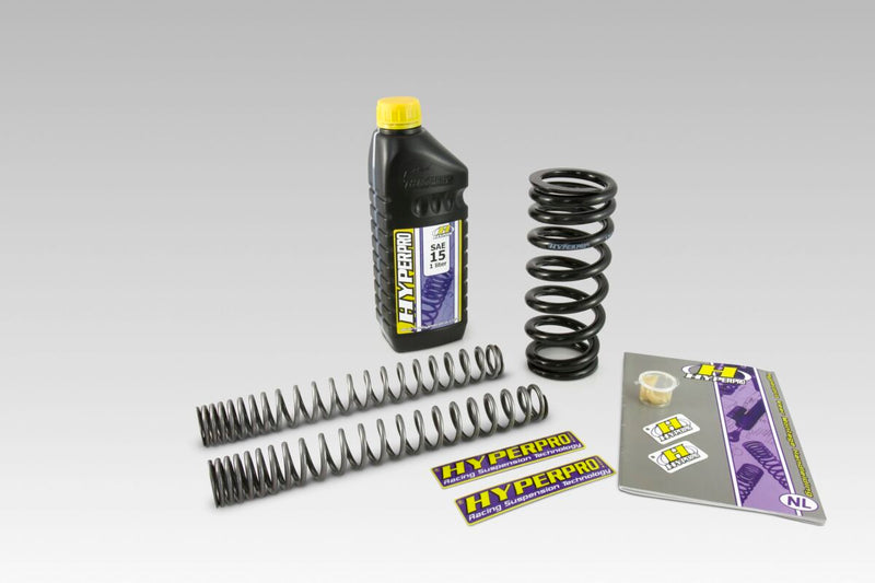 Hyperpro Lowering Kit Front/Rear/Combi for 2016-2017 HONDA CRF 1000 L Black Spring Steel #SP-HO10-SSC033B