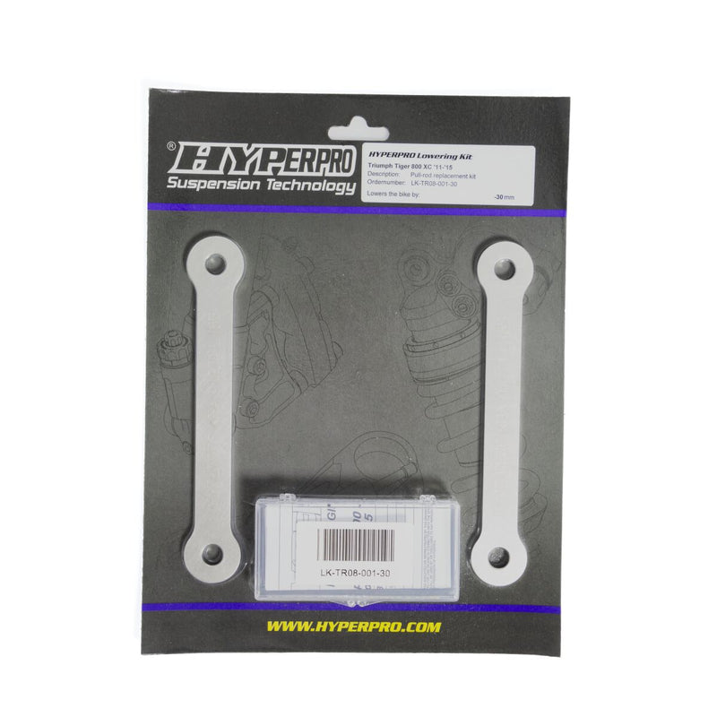 Hyperpro Lowering Kit w/link-system for 2011-2014 TRIUMPH TIGER 800 Rear Pull Rod Aluminium #LK-TR08-001-30