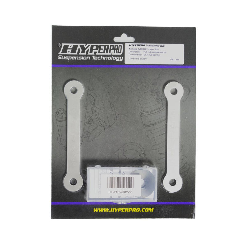Hyperpro Lowering Kit w/link-system for 1995-2003 YAMAHA XJ 900 S Rear Pull Rod Aluminium #LK-YA09-002-35