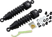 Progressive Suspension Black 412 Series 12" American-Tuned Gas Shocks - 115/155 Spring Rate (lbs/in) for 2006-2026 Harley-Davidson Touring Motorcycles