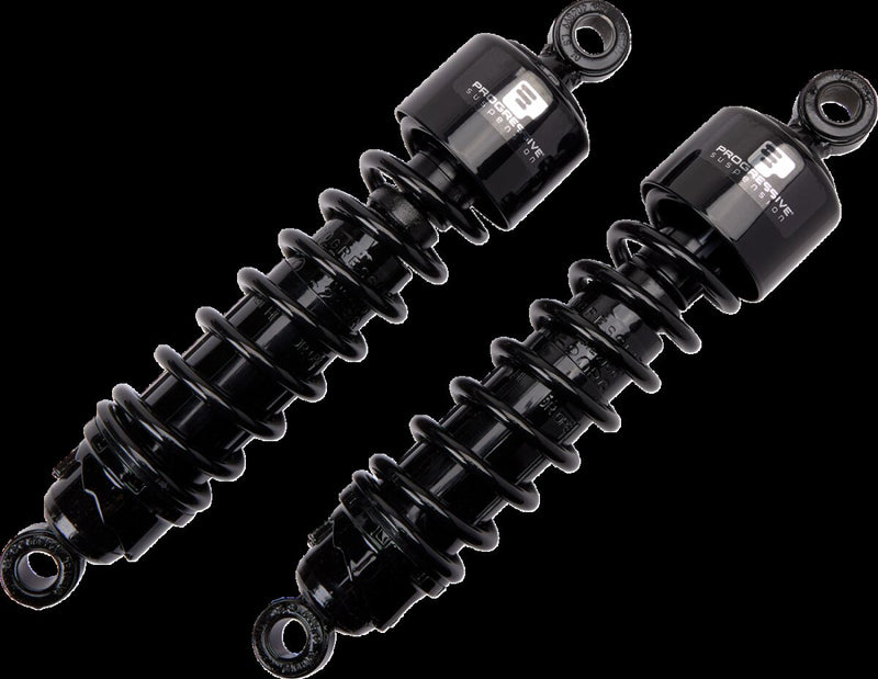 Progressive Suspension Black 412 Series 12.5" American-Tuned Gas Shocks - 90/130 Spring Rate (lbs/in) for 2006-2026 Harley-Davidson Touring Motorcycles