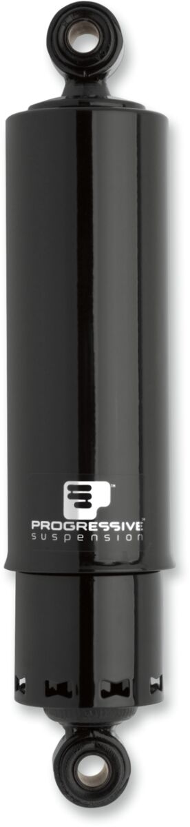 Progressive Suspension Black 412 Series 12" American-Tuned Gas Shocks w/ Covers - 230/275 Spring Rate (lbs/in) for 1991-2017 Harley-Davidson Dyna Motorcycles