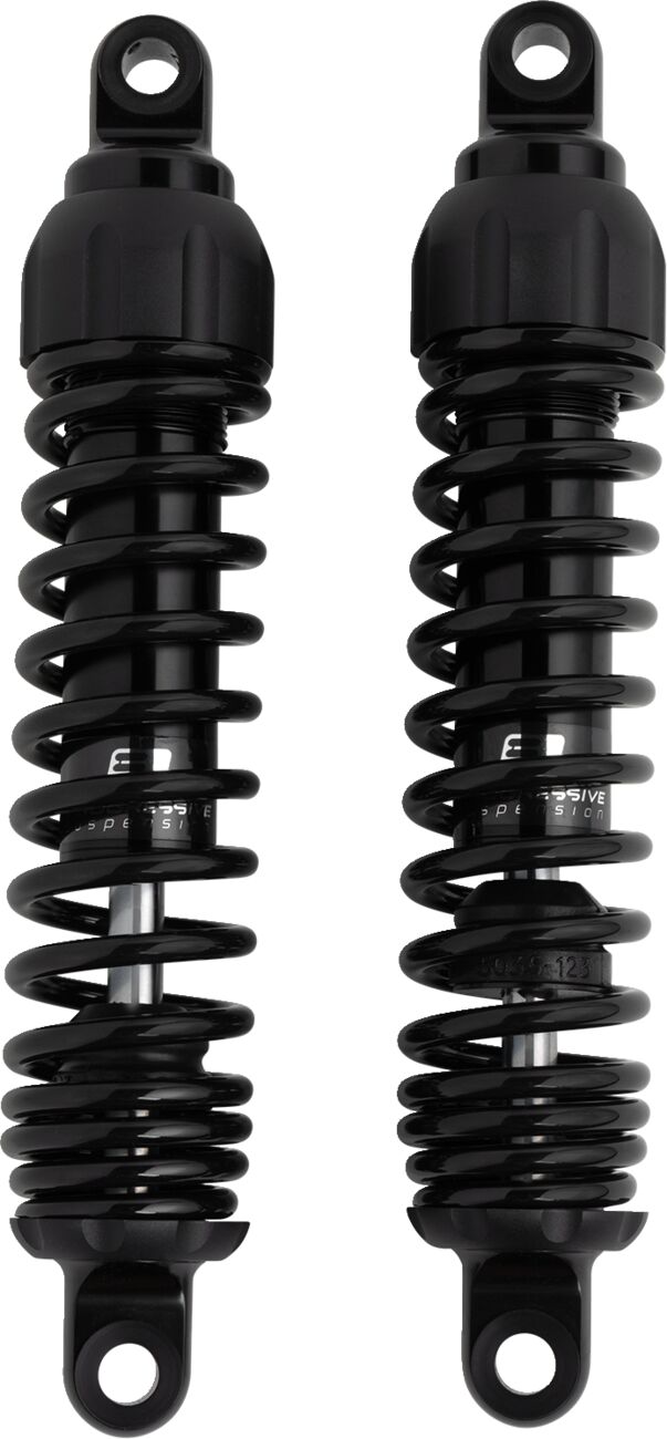 Progressive Suspension 444 Series Shocks - Coilover Monotube, Pair - Black for Harley-Davidson Touring, Sportster & FXR 1977-2026