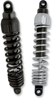 Progressive Suspension Black Standard 444 Series 12" Shocks - 210/250 Spring Rate (lbs/in) for 1991-2017 Harley-Davidson Dyna Motorcycles