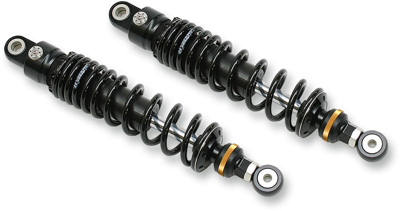 Hyperpro 360 Series Twin Emulsion Shocks for 1973-1980, 1983, 1986-2015 Harley-Davidson Type 360 Shock Absorber Rear Aluminium Steel Pair #HDTO+12.00-0-M