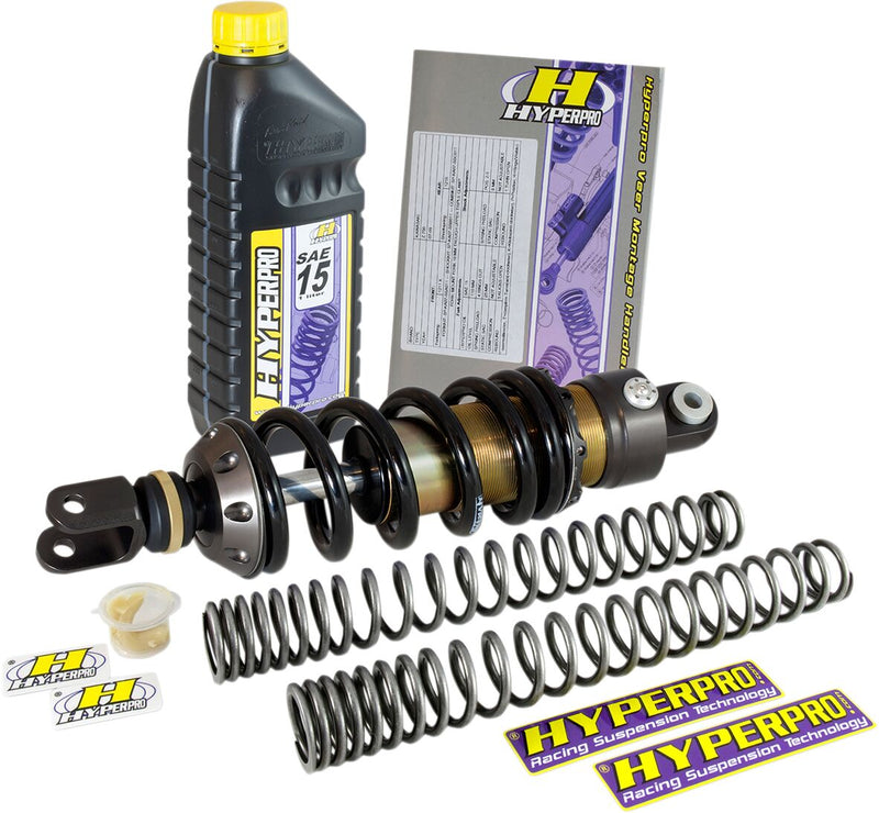 Hyperpro Streetbox for 2008-2016 YAMAHA XT 660 Z Suspension Kit Black Gold Front Rear Aluminium Steel #SB-YA06-0AHP