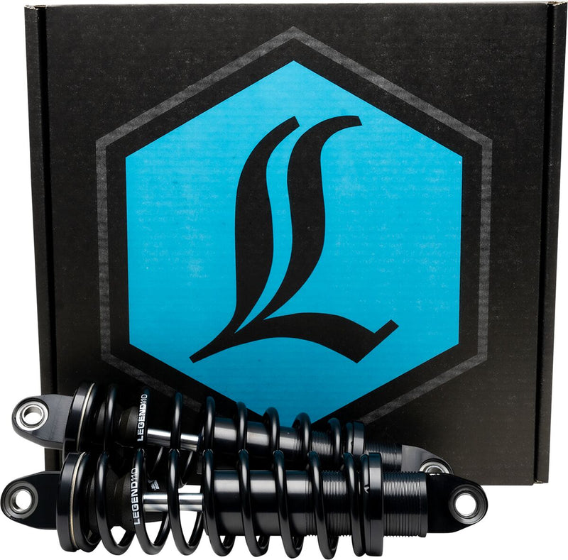Legend Suspension Legend REVO Coil Suspension For FXR Models Shock Absorber Anodised Black Rear Coilover Twin-Tube Aluminium Pair
