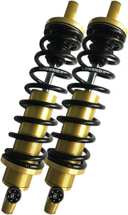 Legend Suspension REVO-A Adjustable FL Coil Suspension Shock Absorber Anodised Gold Rear Coilover Twin-Tube Billet Aluminium Pair