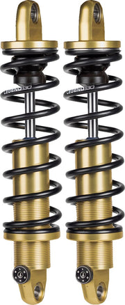 Legend Suspension REVO-A Adjustable FL Coil Suspension Shock Absorber Anodised Gold Rear Coilover Twin-Tube Billet Aluminium Pair