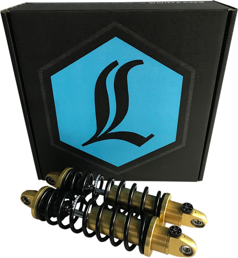 Legend Suspension REVO-A Adjustable FL Coil Suspension Shock Absorber Anodised Gold Rear Coilover Twin-Tube Billet Aluminium Pair
