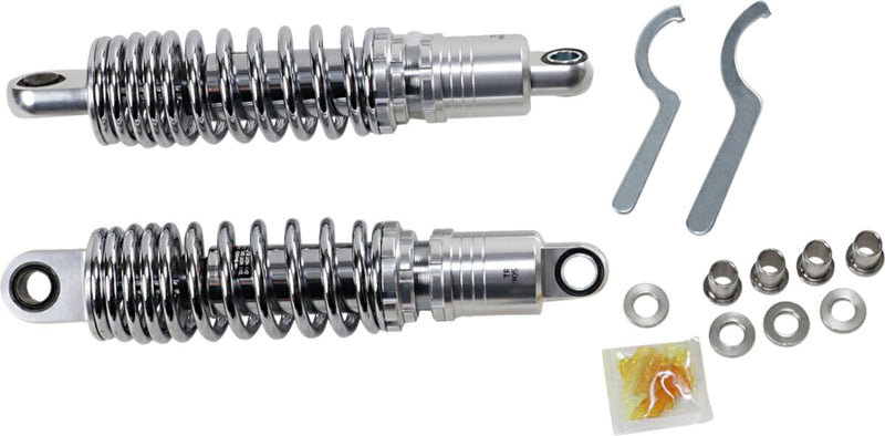 Drag Specialties Premium Ride-Height Adjustable Shocks #C16-166NUA