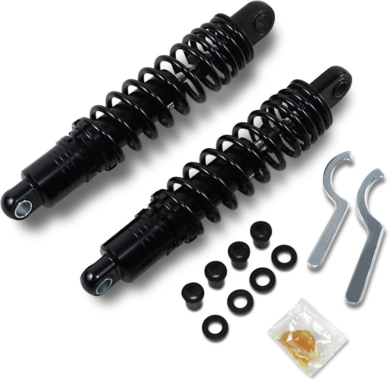 Drag Specialties Premium Ride-Height Adjustable Shocks #C16-0167NUAB