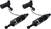 Progressive Suspension Black 990 Sport Series 13" Remote Reservoir Standard Shocks for 2014-2016 Harley-Davidson Touring Motorcycles