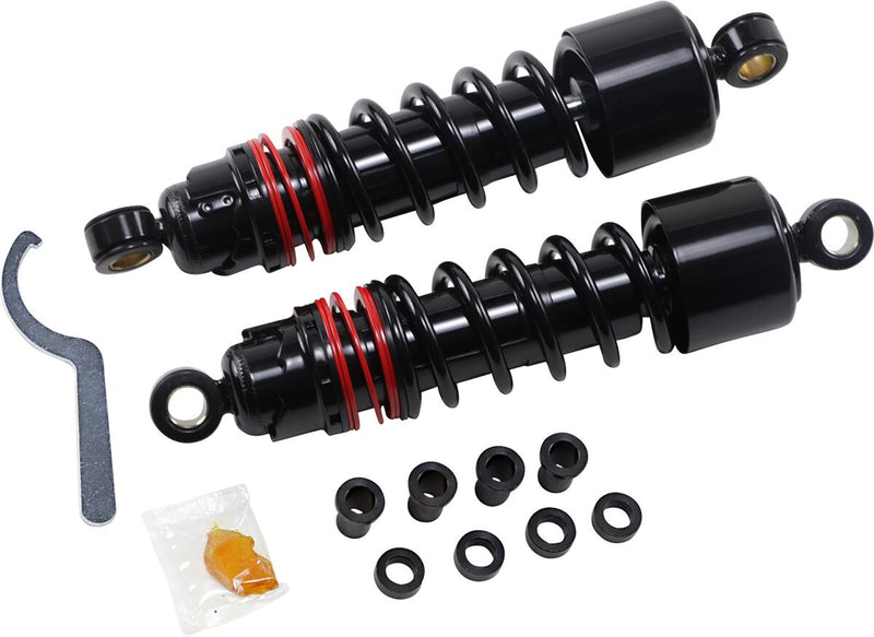 Burly Brand Slammer Plus Shocks - Kit - Black for Harley-Davidson Sportster 2007-2022
