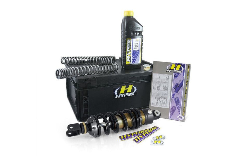 Hyperpro Streetbox for 2017-2020 YAMAHA MT-09 Suspension Kit Black Gold Front Rear #SB-YA09-6AC-BH