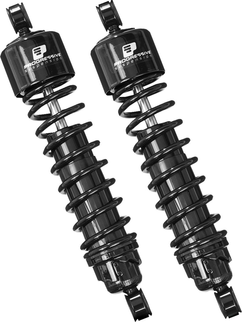Progressive Suspension 412 Series Shocks for 2018-2024 HONDA Z 125 Shock Absorber Black Steel Pair #412-4262B