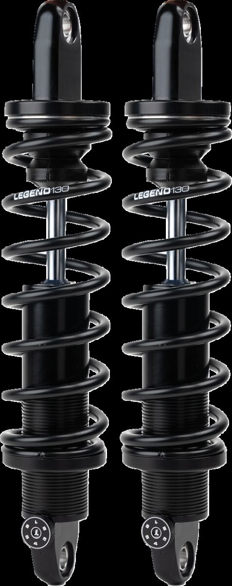 Legend Suspension REVO Trike Coil Suspension for 2017-2025 Harley-Davidson Revo-A Shock Absorber Anodised Black Rear Coilover Twin-Tube Billet Alum...