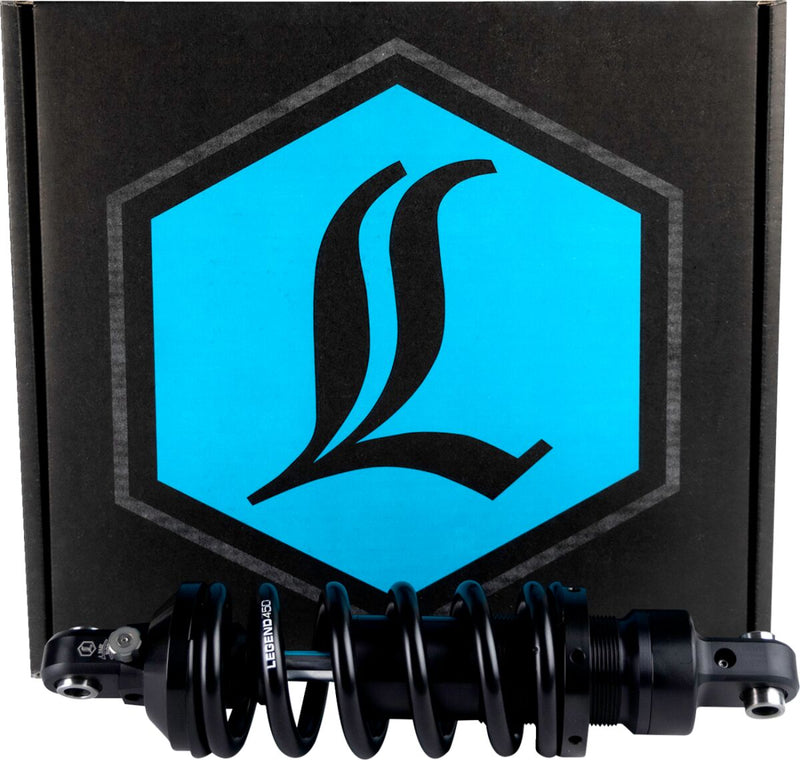 Legend Suspension REVO-A Adjustable M-Eight Softail Coil Suspension for 2018-2024 Harley-Davidson Shock Absorber Anodised Black Rear Coilover Monot...