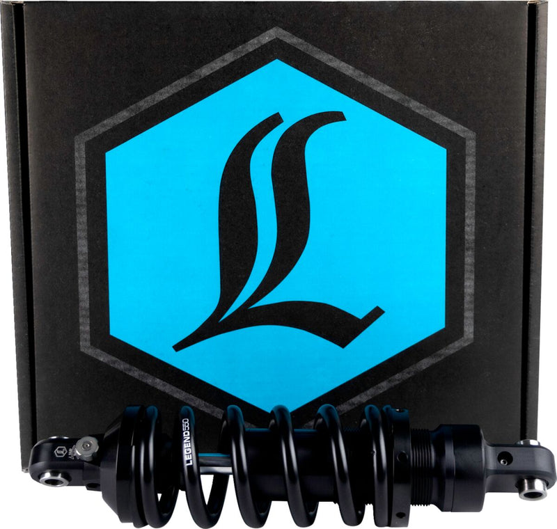 Legend Suspension REVO-A Adjustable M-Eight Softail Coil Suspension for 2018-2024 Harley-Davidson Shock Absorber Anodised Black Rear Coilover Monot... #1310-2316