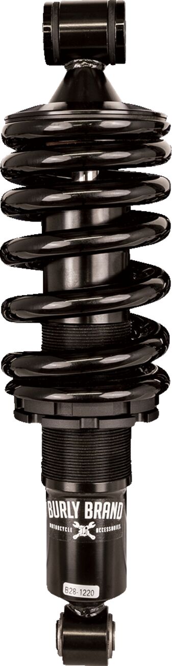Burly Brand Slammer Shocks - Each - Black for Harley-Davidson Softail, Dyna & FXR 2018-2026