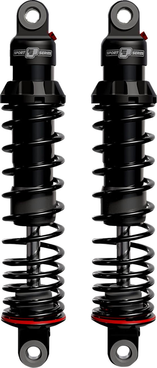 Progressive Suspension 494 Sport Series Shocks for 2006-2017 Harley-Davidson Shock Absorber Black Bearing Pair