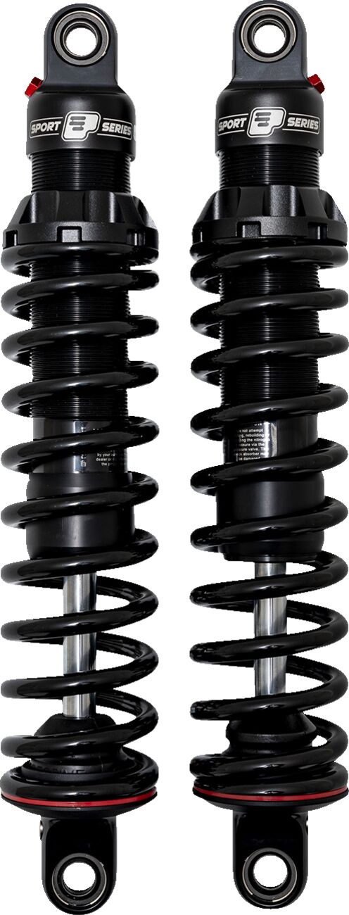 Progressive Suspension 494 Sport Series Shocks for 2006-2017 Harley-Davidson Shock Absorber Black Bearing Pair