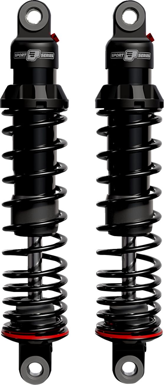 Progressive Suspension 494 Sport Series Shocks for 2006-2009 Harley-Davidson FXD Shock Absorber Black Bearing Pair #494-1011