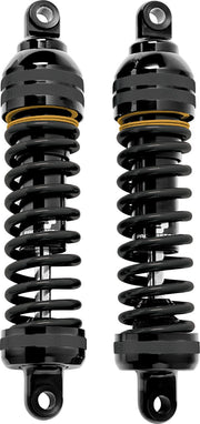 Progressive Suspension 944 Ultra Low Shocks for 1980, 1983-2025 Harley-Davidson 944 FST Shock Absorber Black Gold Coilover Monotube Aluminium Pair #944-4025UL