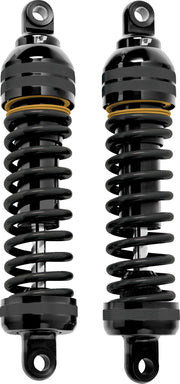 Progressive Suspension 944 Ultra Touring Shocks for 1980, 1983-2025 Harley-Davidson 944 FST Shock Absorber Black Gold Coilover Monotube Aluminium Pair