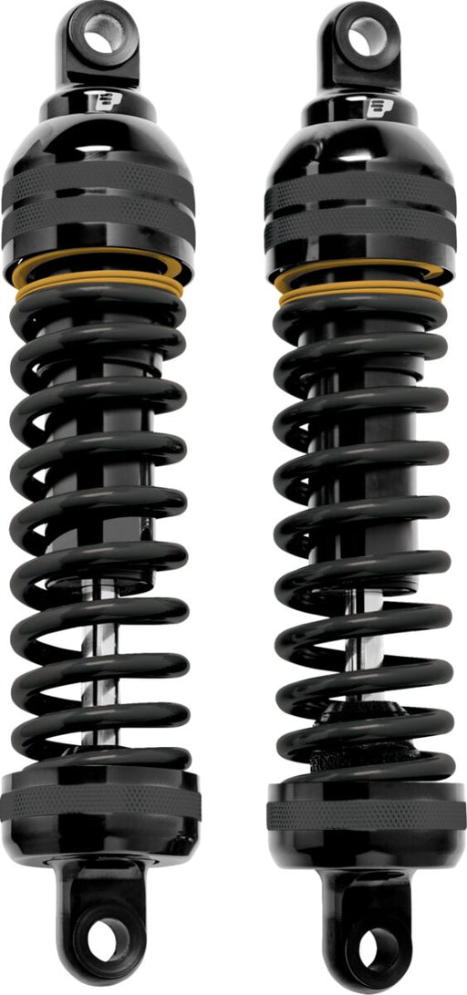 Progressive Suspension 944 Ultra Touring Shocks for 1980, 1983-2025 Harley-Davidson 944 FST Shock Absorber Black Gold Coilover Monotube Aluminium Pair