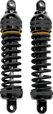 Progressive Suspension 944 Ultra Touring Shocks for 1980, 1983-2025 Harley-Davidson 944 FST Shock Absorber Black Gold Coilover Monotube Aluminium Pair #944-4029UT