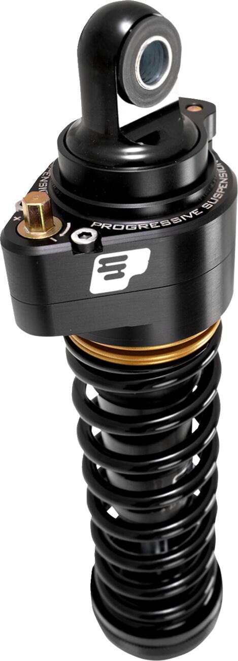 Progressive Suspension 944 Series Shocks for 1980, 1983-2026 Harley-Davidson Shock Absorber Black Gold Pair
