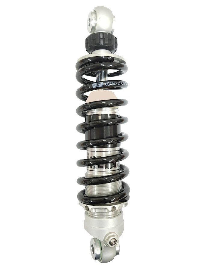 Ohlins SHOCK ABSORBER TTX FLOW for 2017-2023 TRIUMPH BONNEVILLE BOBBER 1200 Suspension Kit Black Silver Rear Pair #TR 729