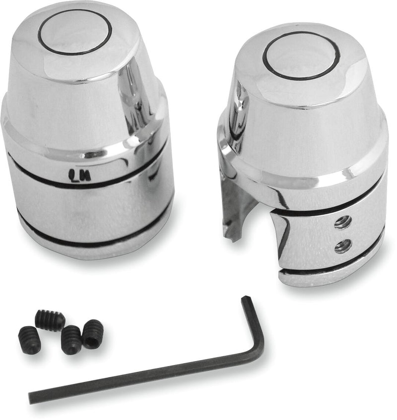 Drag Specialties Upper Shock Bolt/Stud Covers #74989B2