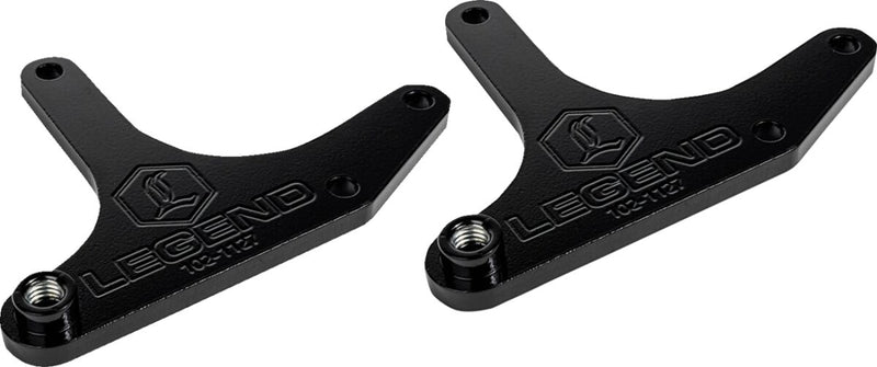 Legend Suspension M8 Trike Rear Lift Kit for 2017-2025 Harley-Davidson Black Powder-Coated Steel Pair #1313-0247