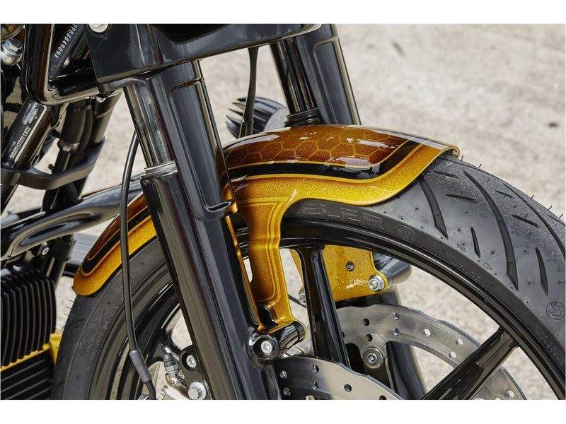 Rick's Motorcycles Front Fender Touring for 2014-2016, 2021-2023 Harley-Davidson Raw Replacement Steel Kit #65-8013101-0