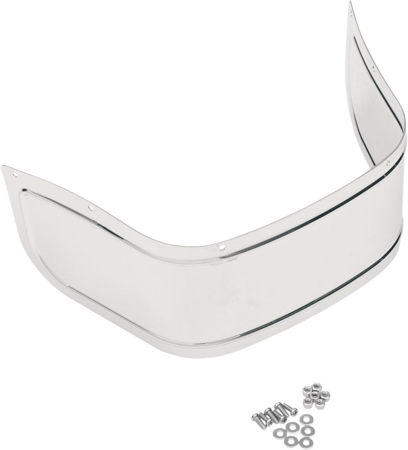 Drag Specialties Chrome Steel Fender Skirts for 1980-2013 Harley-Davidson Touring and 2009-2013 Harley-Davidson Trike Motorcycles