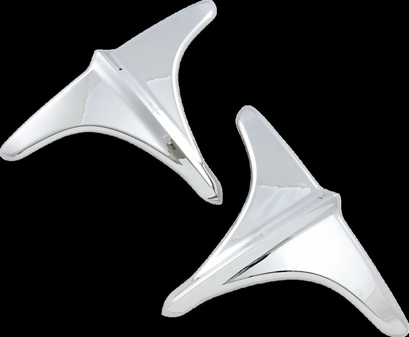 Kuryakyn Leading Edge Rear Fender Accents In Chrome For Harley-Davidson 2009-2023 Trike Models #KUR7217