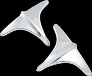 Kuryakyn Leading Edge Rear Fender Accents In Chrome For Harley-Davidson 2009-2023 Trike Models