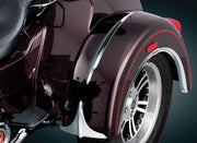 Kuryakyn Leading Edge Rear Fender Accents In Chrome For Harley-Davidson 2009-2023 Trike Models