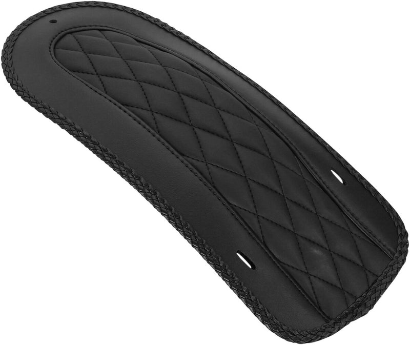 Mustang Dave Perewitz Signature Series Fender Bib - Each, Vinyl - Black for Harley-Davidson Touring & Trike 2008-2025