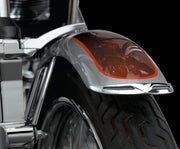 Kuryakyn Leading Edge Front Fender Tip For Most Narrow Fenders On Harley-Davidson FXST, XL, Dyna & FXR Models In Chrome #KUR9012