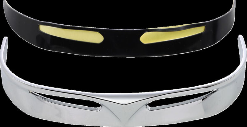 Kuryakyn Trailing Edge Front Fender Tip For Harley-Davidson 1990-2017 FLSTF/B Fat Boy Front Fenders In Chrome #KUR9014
