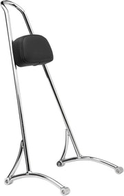 Burly Brand Tall Sissy Bar with Backrest Pad #B13-1501C